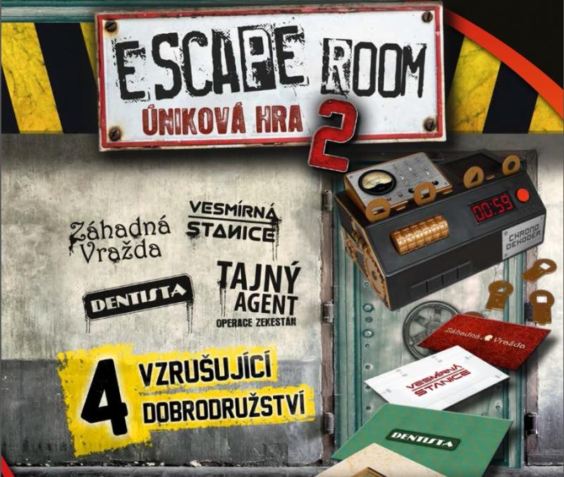 ESCAPE ROOM 2.: úniková hra - 4 scénáře