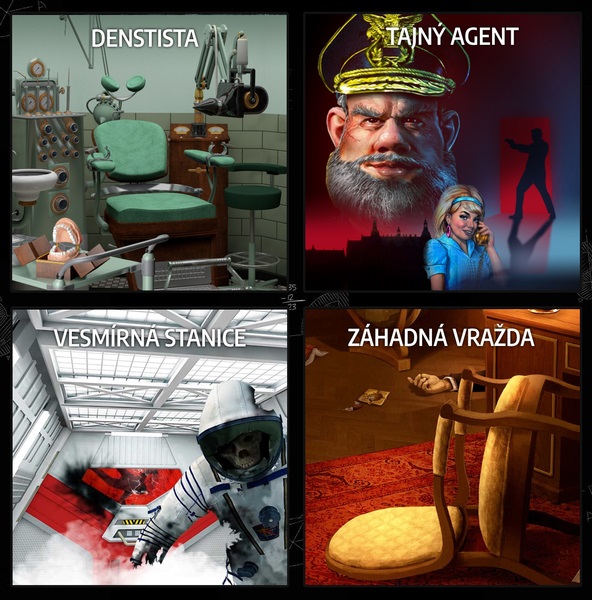 ESCAPE ROOM 2.: úniková hra - 4 scénáře