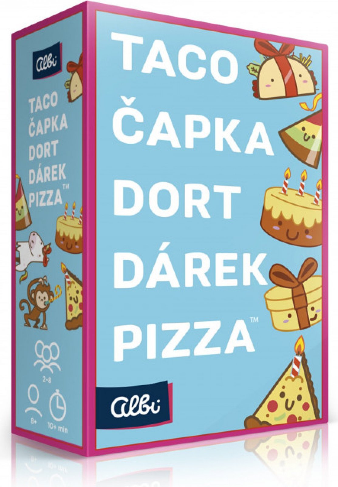 Albi Taco čapka dort dárek pizza