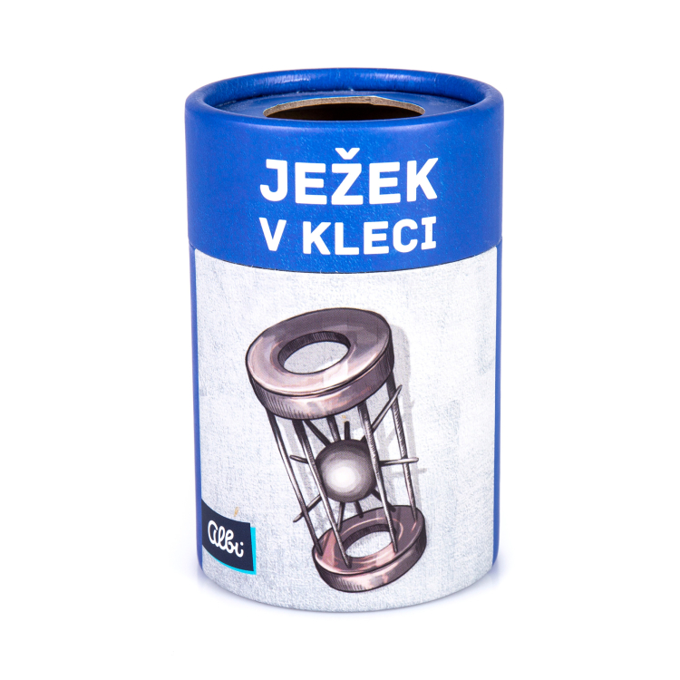Ježek v kleci s patinou