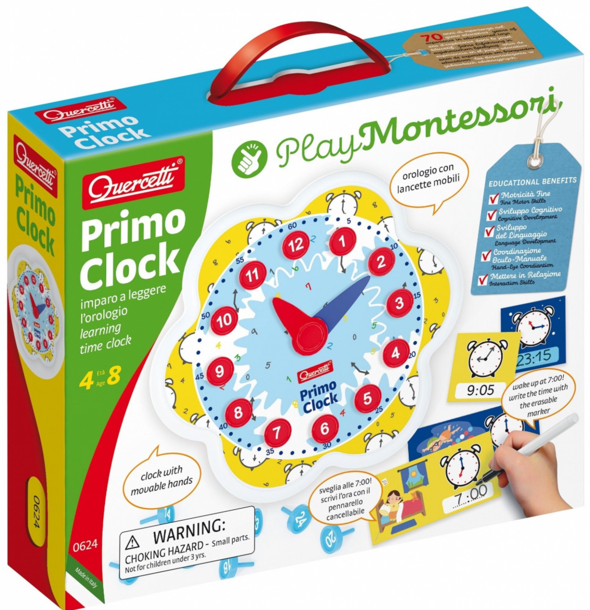 Quercetti Primo Clock