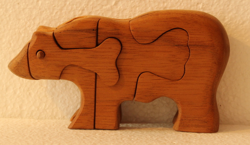 Medvěd 3D puzzle