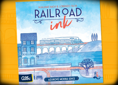 RAILROAD INK - AZUROVĚ MODRÁ EDICE