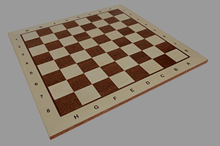 Dřevěná šachovnice velikost č.6