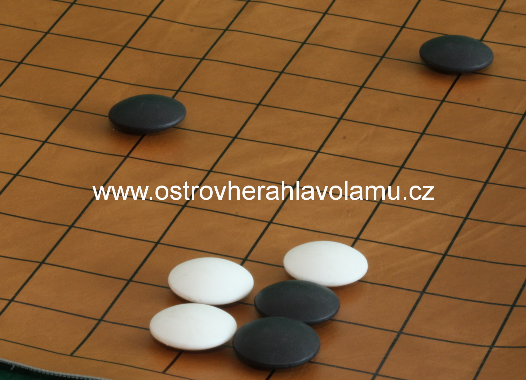 GO - koženková deska 19x19