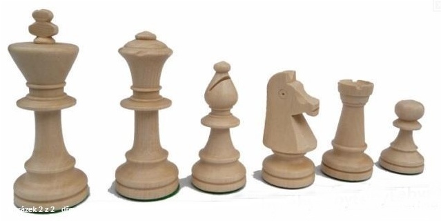 Dřevěné turnajové šachové figurky Staunton Nr. 6