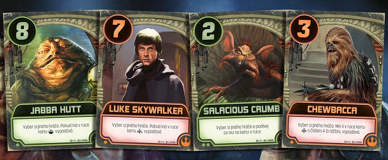 Star Wars: Jabbův palác - karetní hra