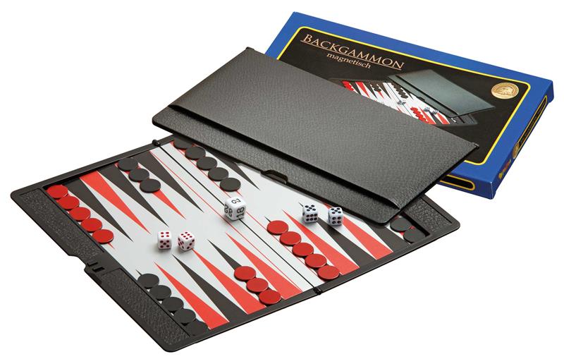 Backgammon, cestovní hra, magnetická