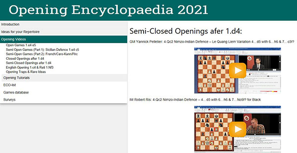 Opening Encyclopaedia 2021 DVD