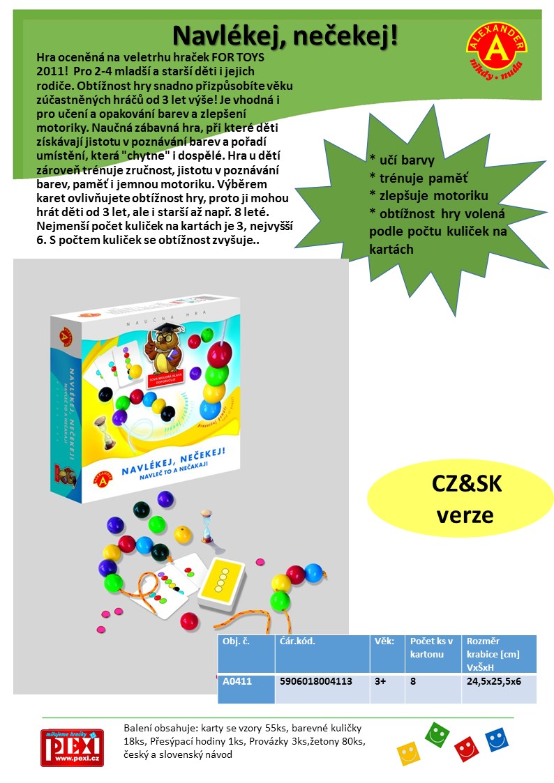 Navlékej, nečekej!