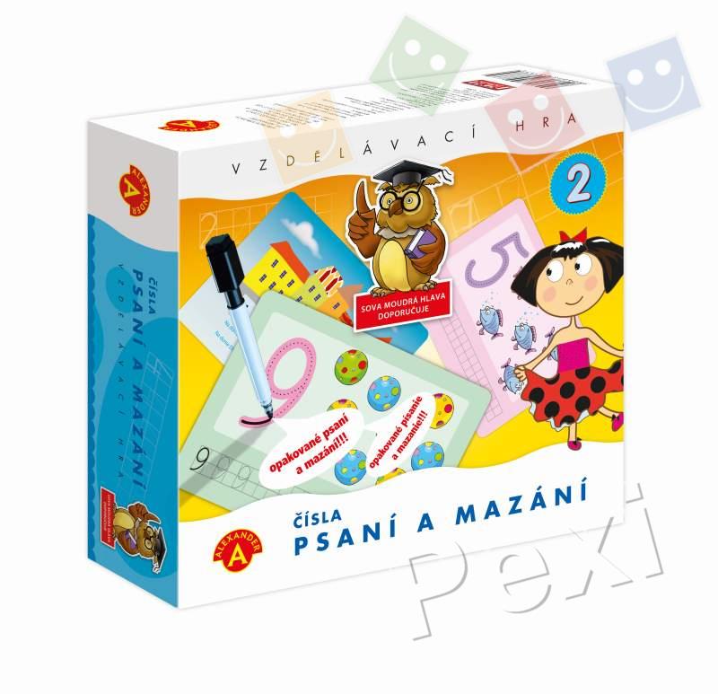 Psaní a mazání 2 - ČÍSLA
