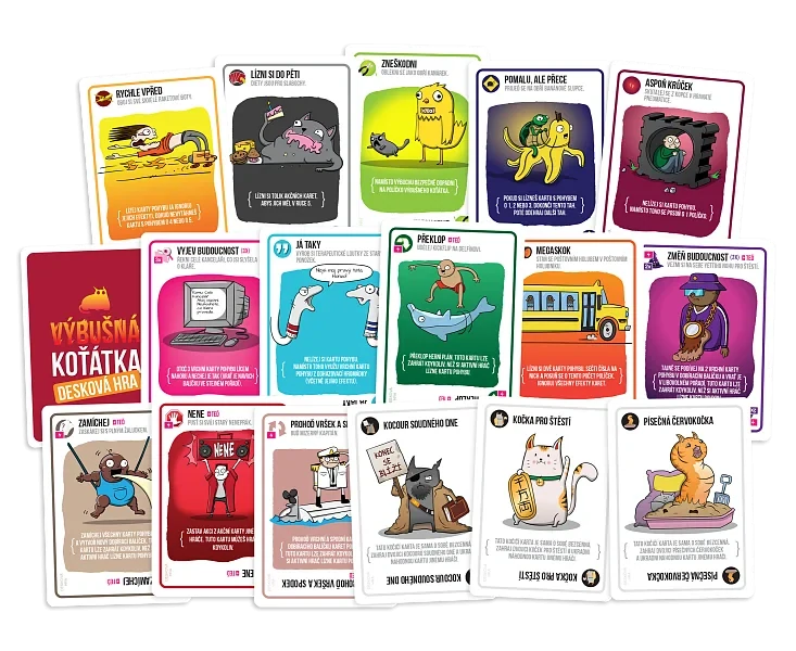 Výbušná koťátka: Desková hra