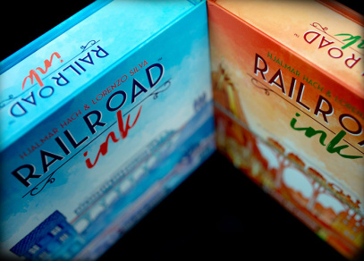 RAILROAD INK - AZUROVĚ MODRÁ EDICE