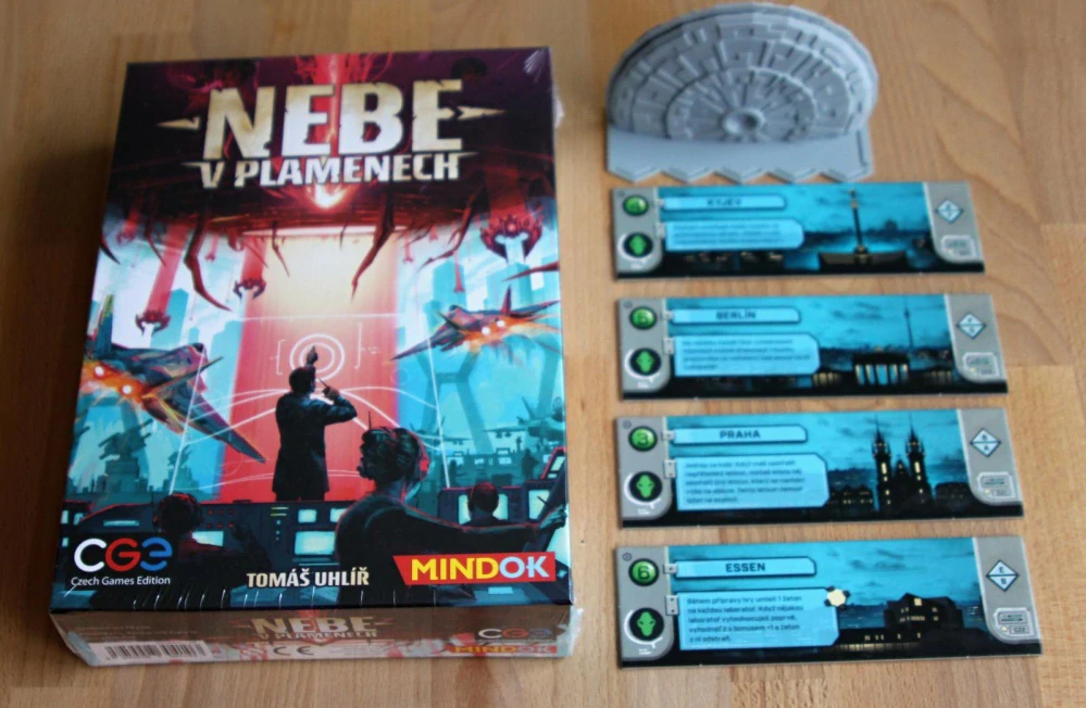 Mindok Nebe v plamenech +4 promo města  dárek